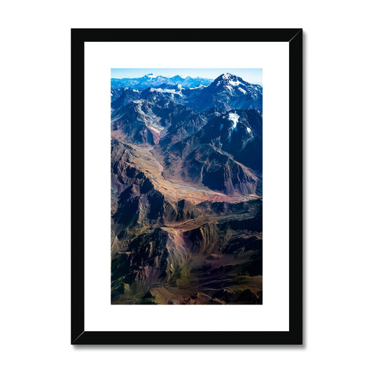 Cerro Aconcagua - Highest peak in South America Framed & Mounted Print