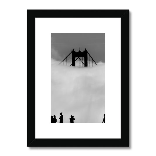 Bridge in the clouds Framed & Mounted Print